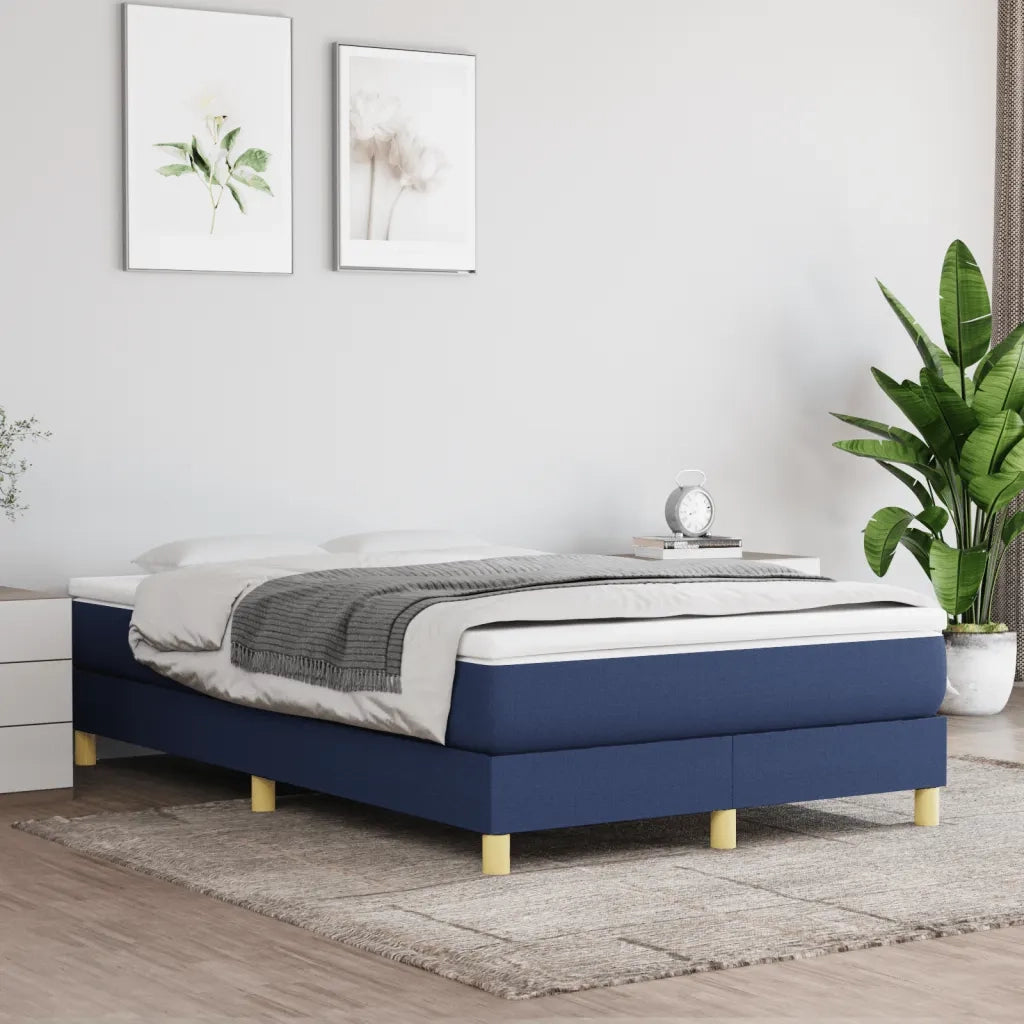Giroletto a Molle con Materasso Blu 120x190 cm in Tessuto 3269670