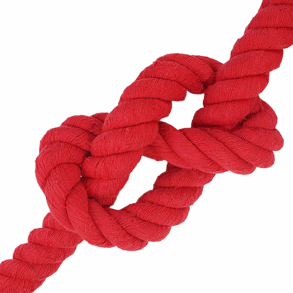 Corda Rosso 6 x 6 x 500 cm Cotone