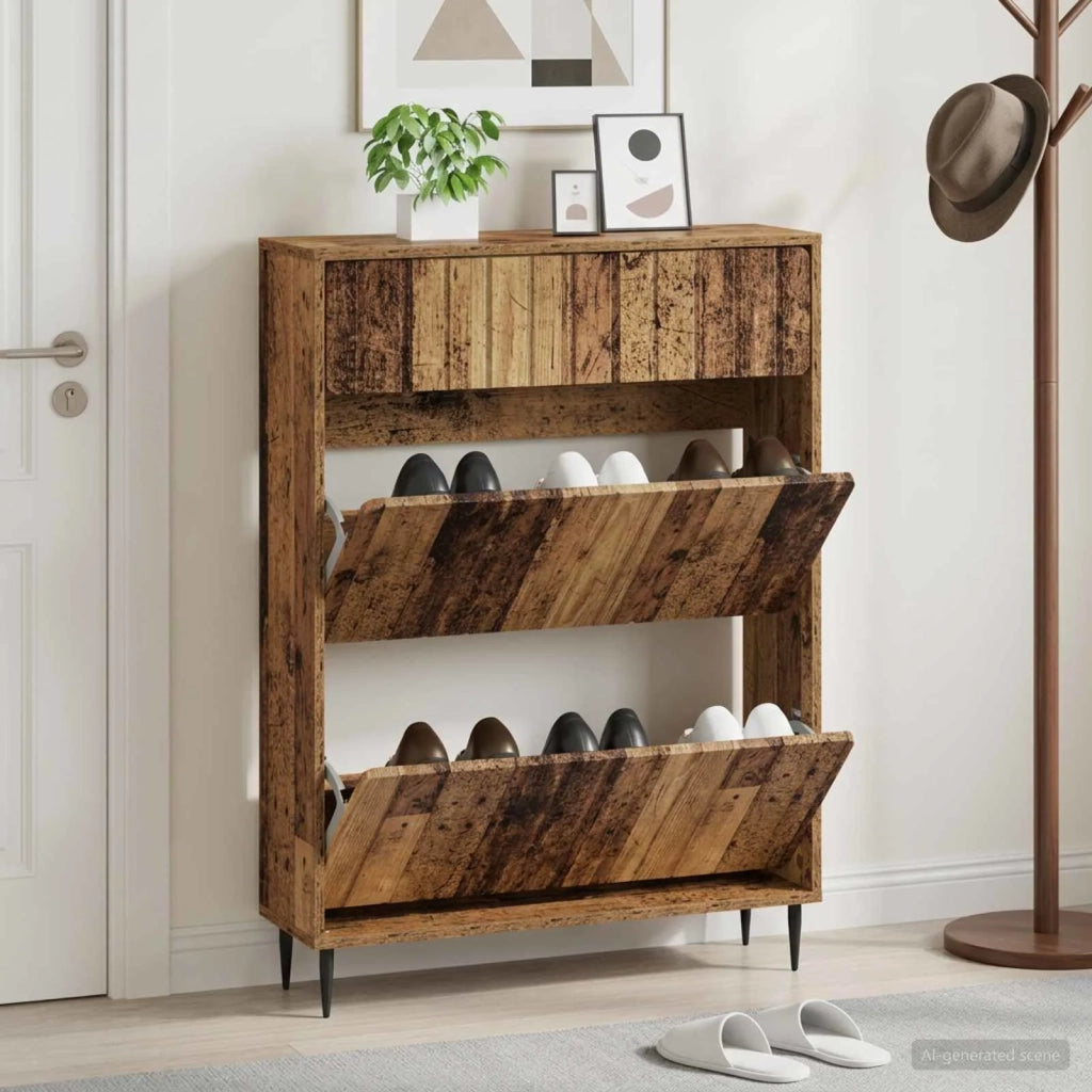 Mobile per scarpe ZWOLLE 78 x 24 x 103 cm Legno ingegnerizzato 896443
