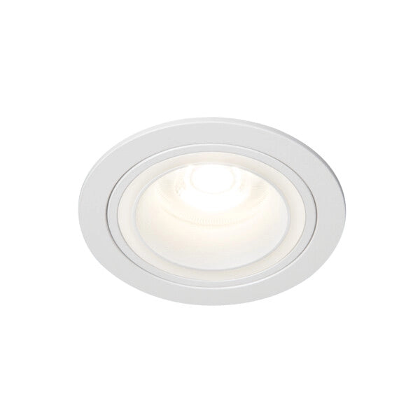 Faretto incasso soffitto Kanlux Feline bianco alluminio GU10
