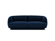 Cosmopolitan Design - Divano "Tulum" 2 posti in velluto blu reale 