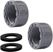 Tappo di chiusura 40mm - PVC - 2 pezzi - Eccellente sigillatura in gomma - Impermeabile - Resistente agli urti - Spessore 3mm - Tappo PVC