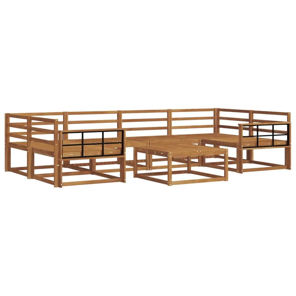 Set di divani da esterno 7 pcs Naturale 3367272