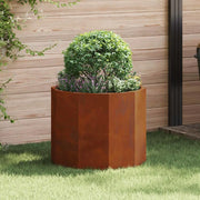 Fioriera Ruggine-Vaso-Contenitore per Piante 60 x 60 x 50 cm