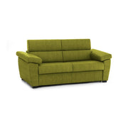 Fisciano, Divano Letto 2 Posti Sfoderabile Made in Italy, 205x95 cm Verde