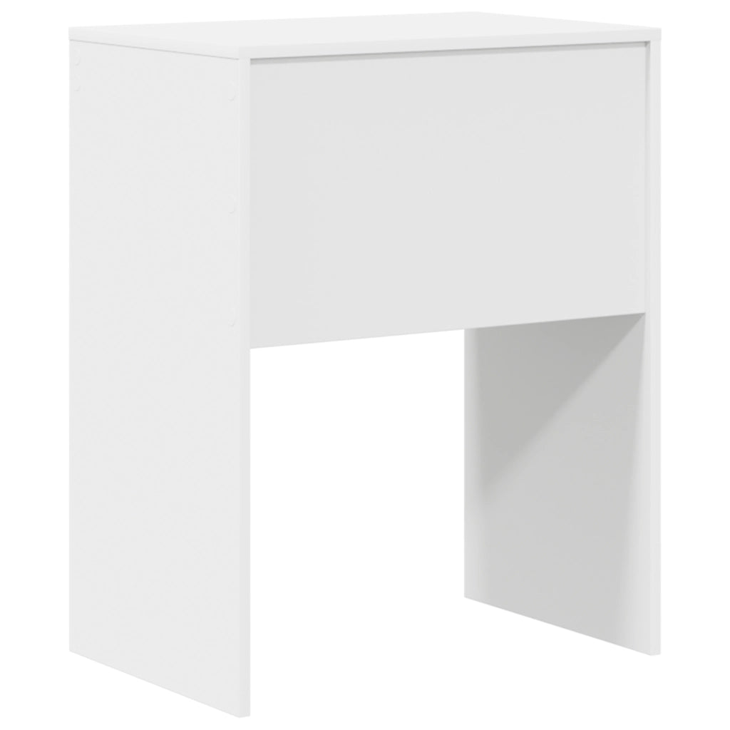 Scrivania Minimalista Bianca Truciolare 60 x 40 x 76 cm Durevole