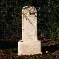 Fontana da Giardino Senza Rubinetto in Cemento Granulato di Marmo Perugia Nocciola