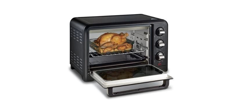 Moulinex OX4448 Optimo Forno Elettrico con Capacità di 19 L, Potenza 1380 W, Nero 71x117x81cm