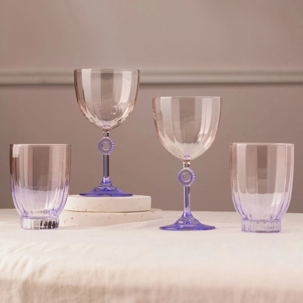 Neregale, Bicchieri set da 4 320 ml, Viola