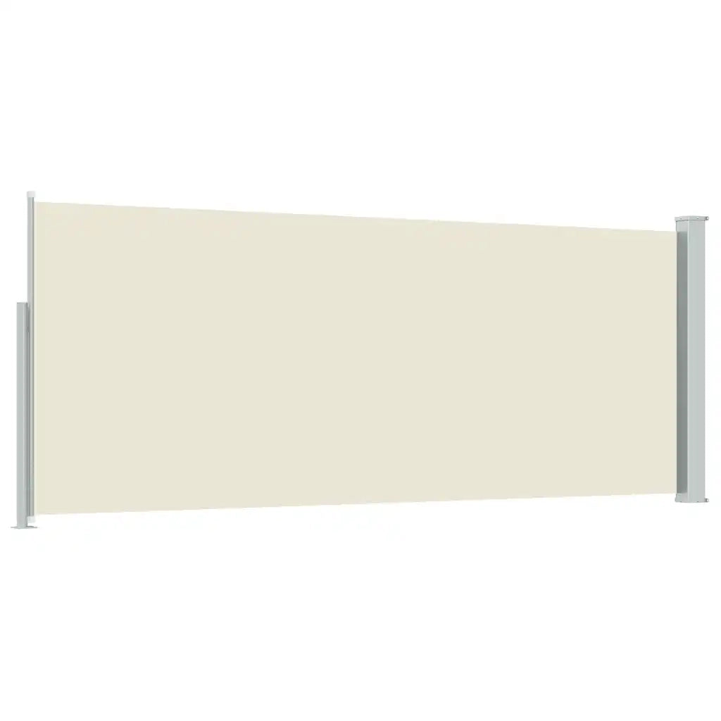 Tenda da Sole Laterale Retrattile 117x314 cm Crema 45360