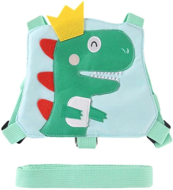 Raccordo Anti-perdita per Bambini - Corda per Bambini da 1 a 3 Anni - Disegni di Dinosauro - Leggero - Materiale Oxford - Borsa a Spalla per Bambini

Specifica tecnica: 
- Materiale: Oxford
- Peso: Leggero