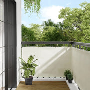 Paravento da Balcone Crema 90x800 cm 100% Poliestere Oxford 4000201