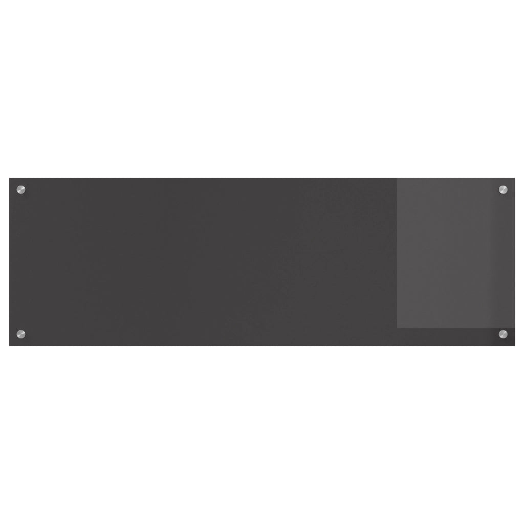 Schienale Cucina Grigio Scuro 120x40x0,6 cm in Vetro Temperato -