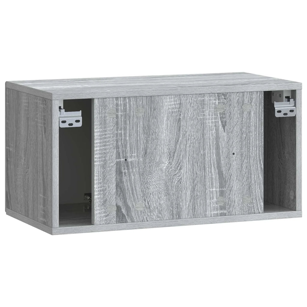 Mobile Porta TV da Muro Grigio Sonoma 59,5 x 31 x 30 cm