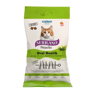 SERRANO SNACK GATTO 50G IGIENE ORALE SARDINE- SERRANO- 12,0 pz