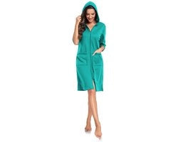 Sauna badjas per donna, leggere, taglie medio grandi per capelli, giacca con asciugamano per donna con cappuccio morbido e tasche