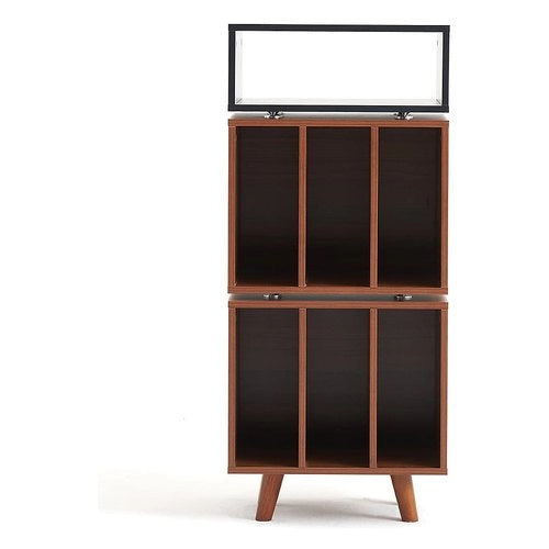 Mobile hi fi norstone norsto110abswn stockholm 1100 black e walnut