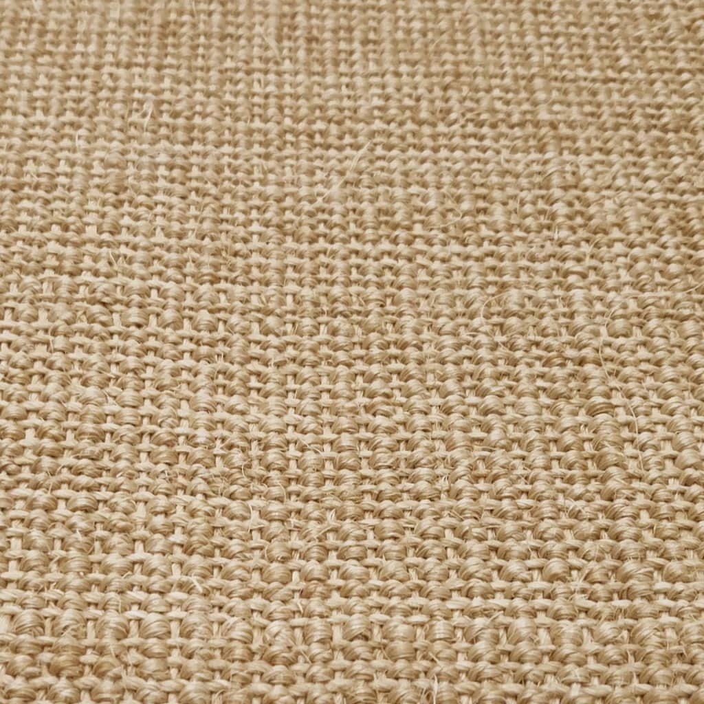 Tappetino tiragraffi in sisal per gatti 66 x 100 cm marrone chiaro 02_0045541