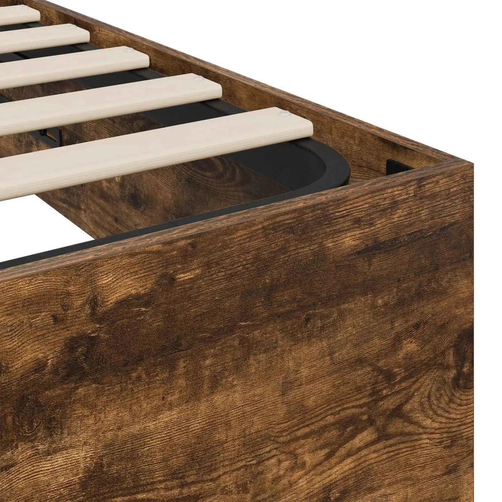 Letto ottomano Quercia Affumicata 193 x 90 x 25 cm 3409297