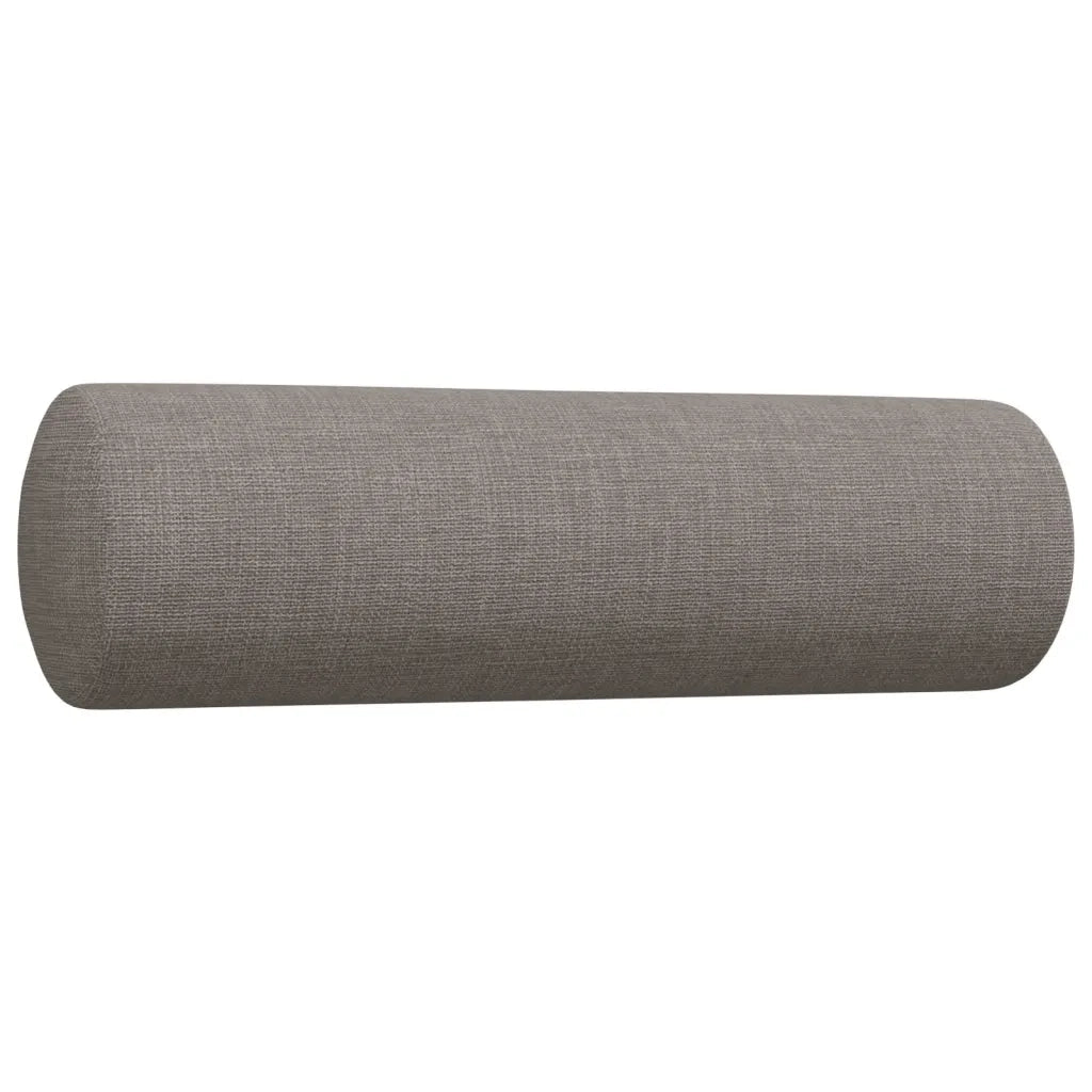 Set Divani 3 pz con Cuscini Decorativi Tortora in Tessuto 3278310