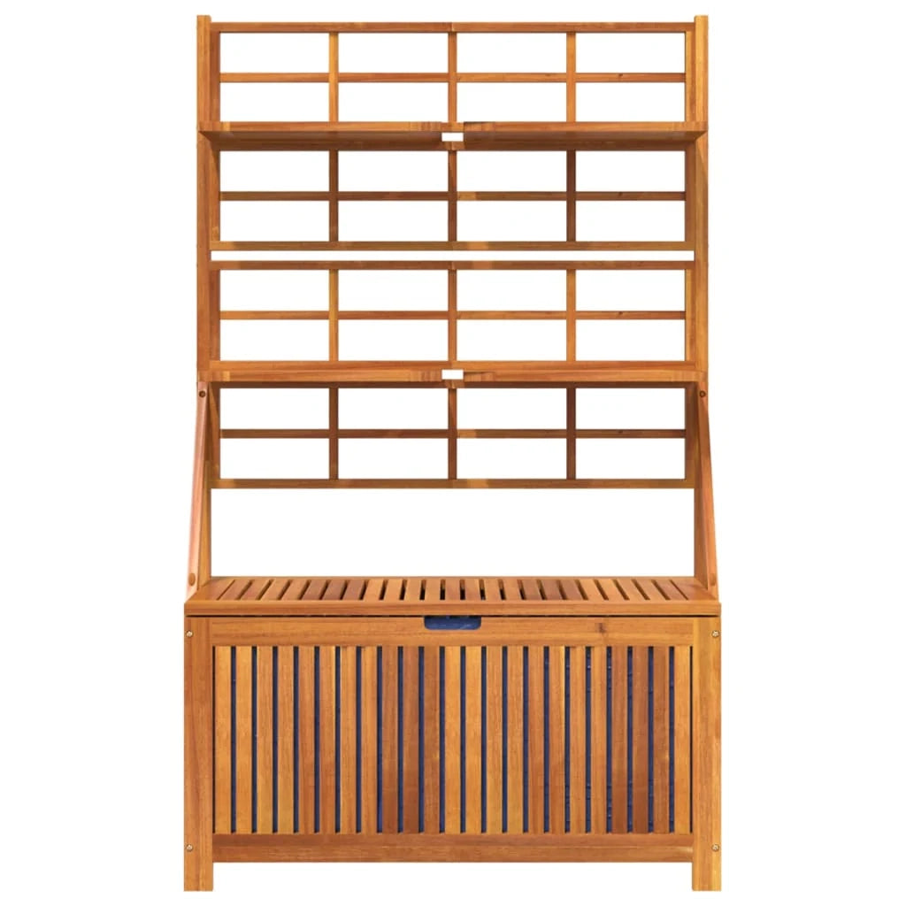 Cassapanca con traliccio 99 x 50 x 160 cm in acacia massello 02_0012995