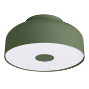 Plafoniera moderna tonda verde oliva Ø30cm 4xE27 TEKNAR