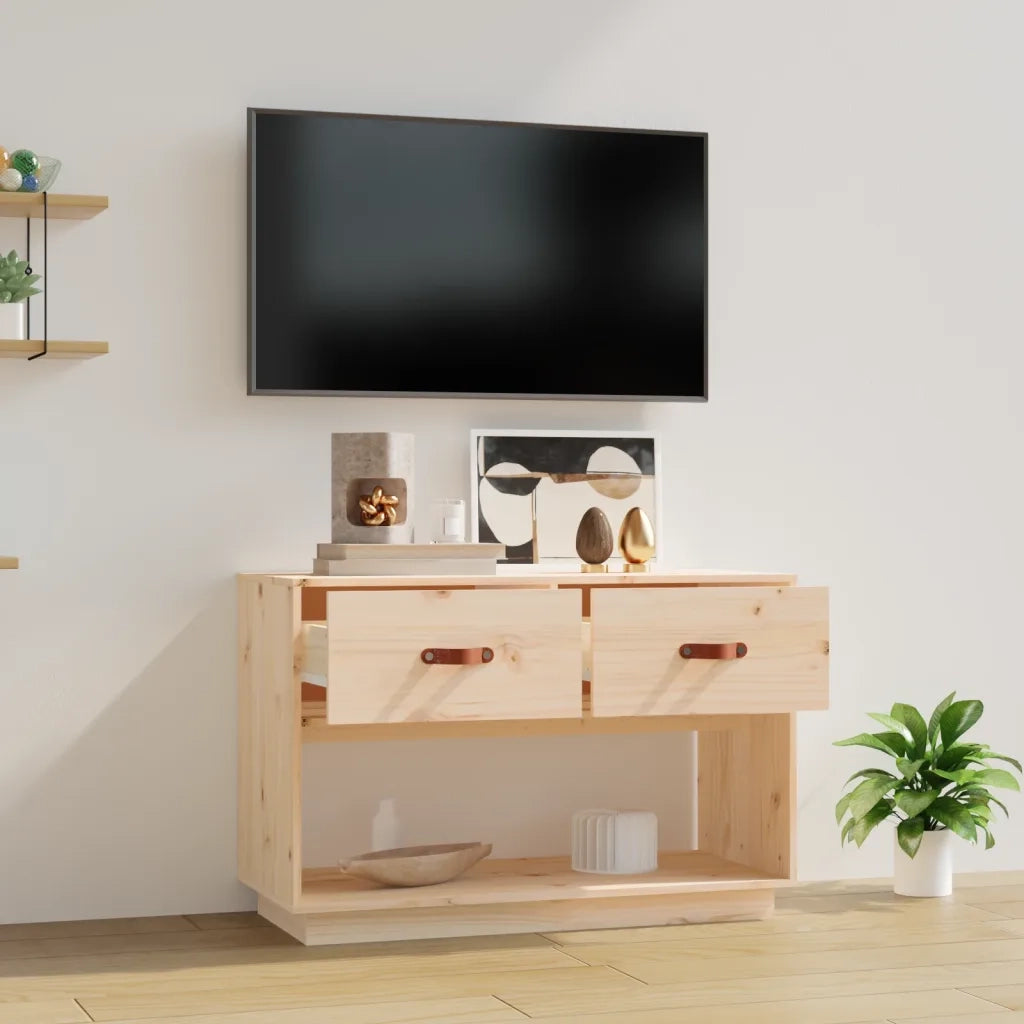 Mobile Porta TV 90x40x60 cm in Legno Massello di Pino 821522