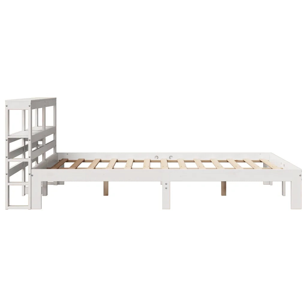 Giroletto con Testiera senza Materasso Bianco 120x200 cm 3306046