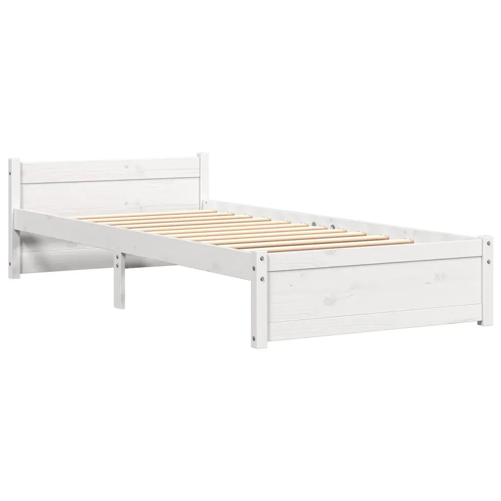Giroletto Bianco in Legno Massello 100x200 cm 815035