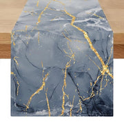 Tavolo di Lavoro in Marmo - Facile da Pulire - 1 pezzo - Tessuto a Poliestere - 240 x 40 cm