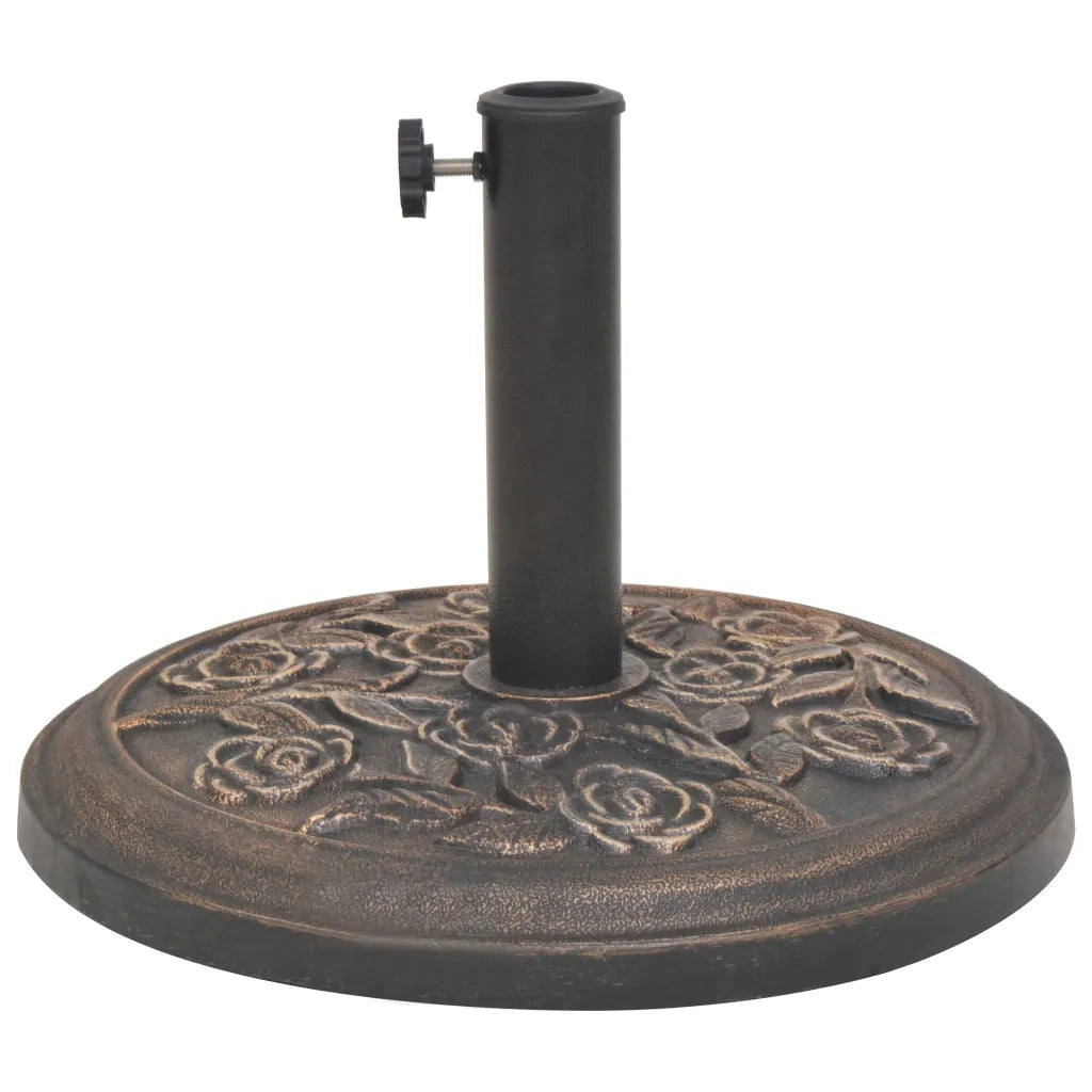 Base per Parasole Circolare in Resina Bronzo 9 kg CFW3680862