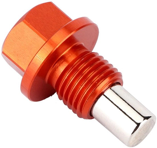 Filtro olio magnetico premium - Mozzo filtro olio - Connettore M12 x 1,25 - Lega di titanio - Anticorrosione/antiruggine - Filtro olio