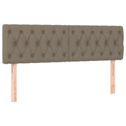 Testiera | Testata Tortora 144x7x78/88 cm in Tessuto