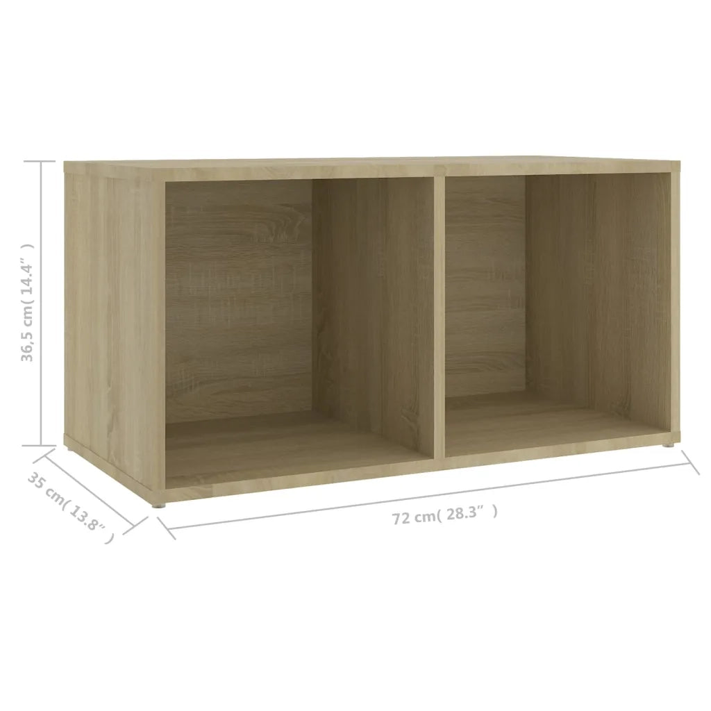 Mobile Porta TV Rovere Sonoma 72x35x36,5 cm in Truciolato cod mxl 18251