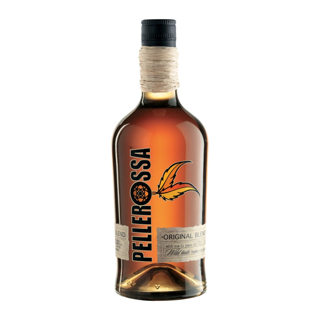 Marzadro pellerossa rum original bland in bottiglia di vetro da 0,70 litri