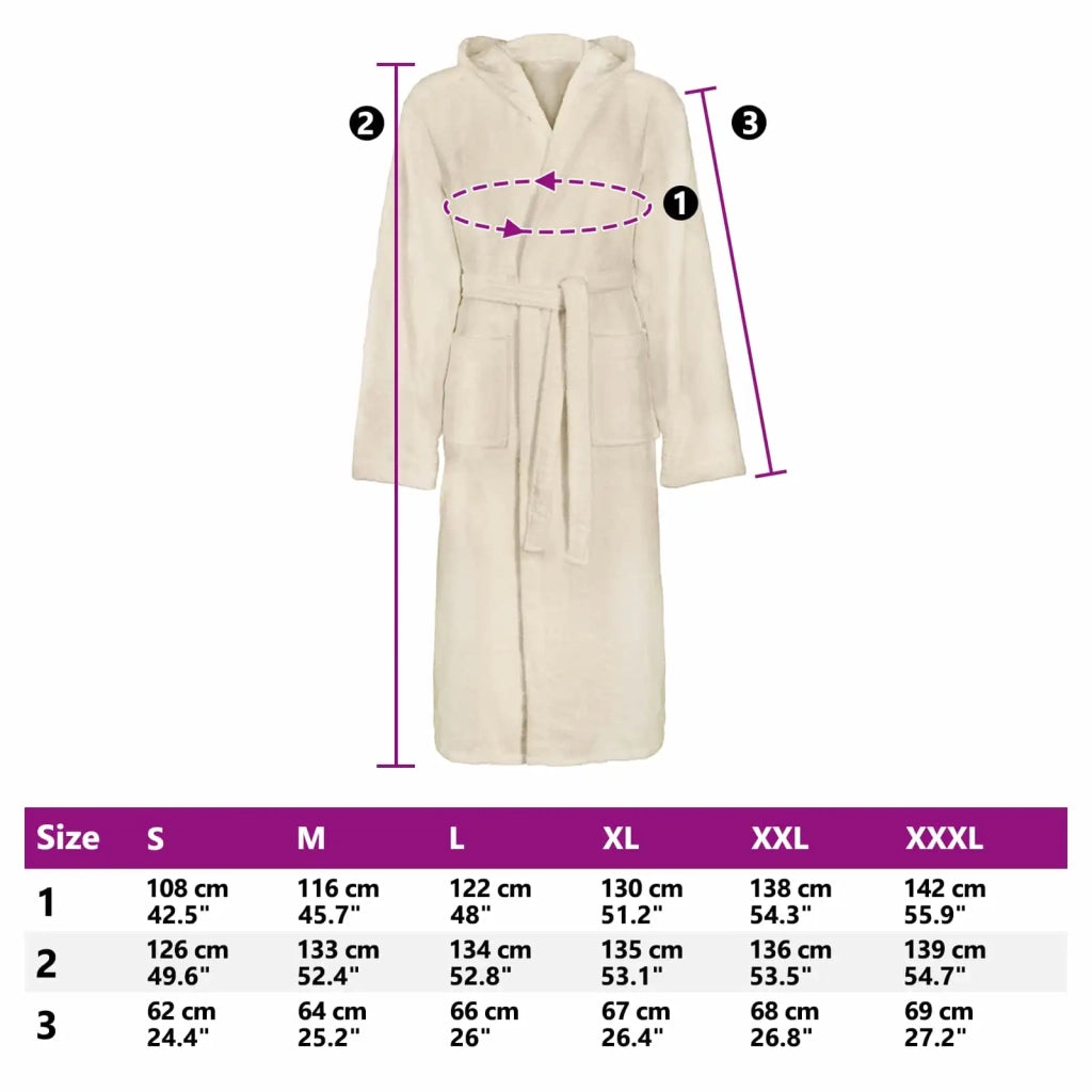 Accappatoio KINN Crema XXXL Cotone CFW3536647
