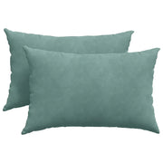 Cuscini da Divano 2 pz | Cuscini per sedie Verde Mare 60 x 40 cm Tessuto in Cords