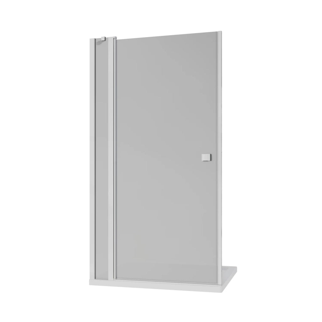 Porta doccia a nicchia con apertura a battente da 95cm in vetro 6mm opaco | Valla