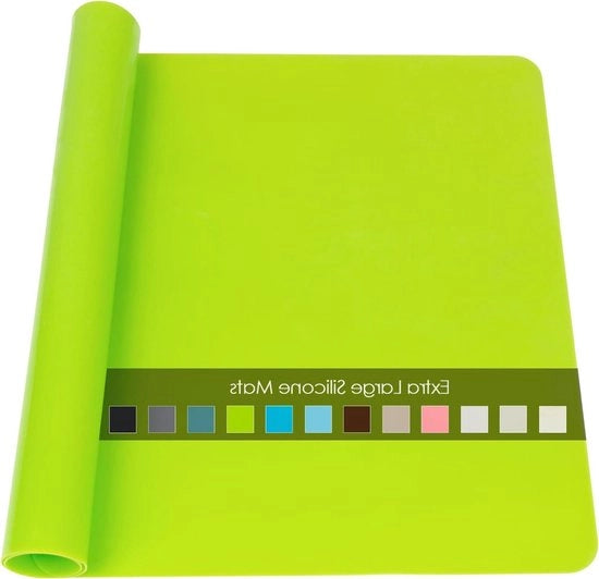 Tavolo di protezione in silicone grande per artigianato - placemat per bambini - protezione per cucina e tavolo - isolante termico - mat per panificazione - 60 x 40 cm