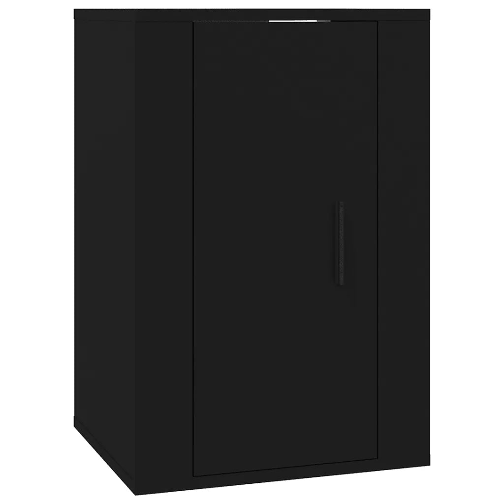 Mobile Porta TV a Parete Nero 40x34,5x60 cm 816658