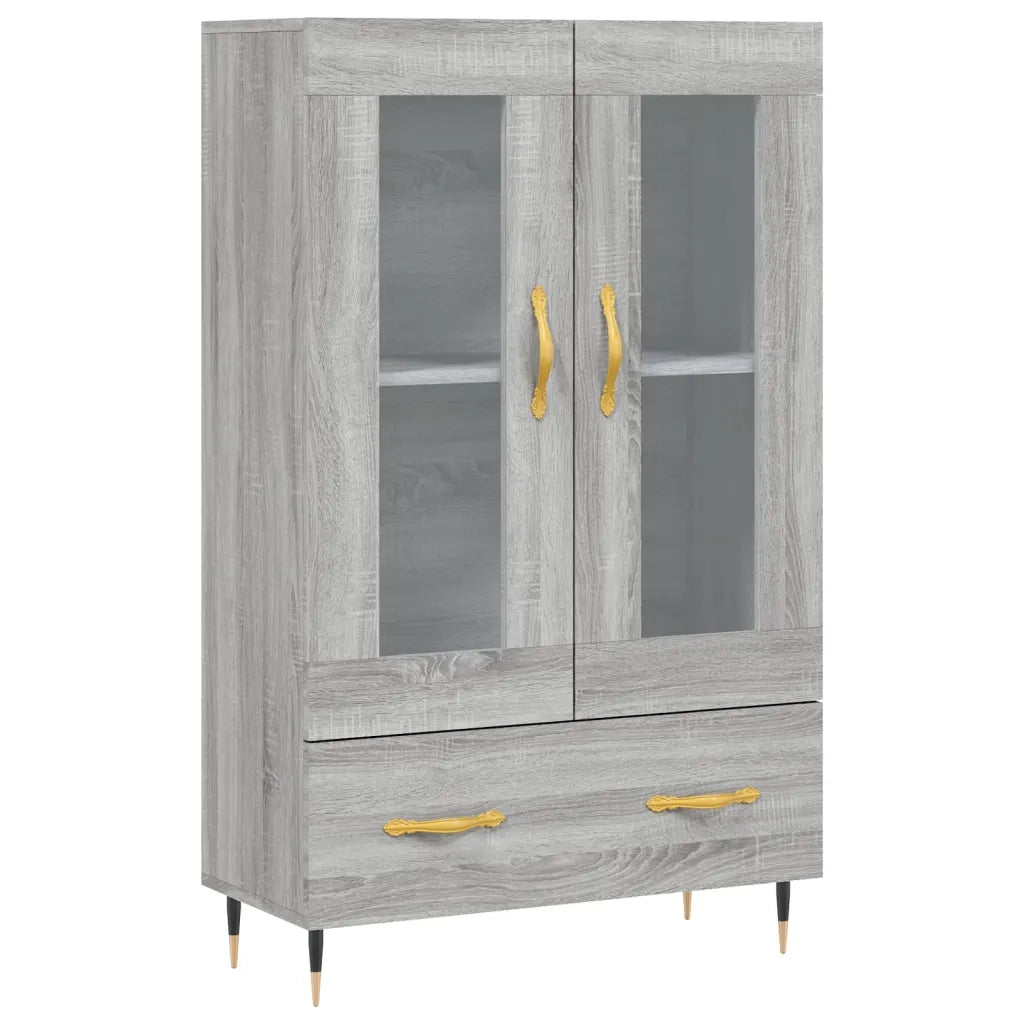 Credenza Grigio Sonoma 69,5x31x115 cm in Legno Multistratocod mxl 104786
