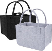 Borsa da Spesa Flessibile - Piuma Leggera - 2 Pezzi - 30x20x18 cm - Facile da Pulire