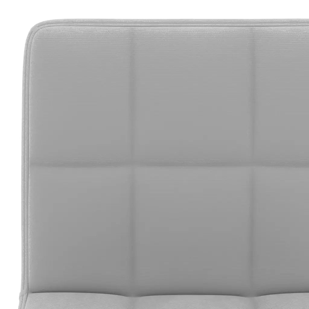 Sgabello da Bar Grigio Chiaro in Velluto cod mxl 70347