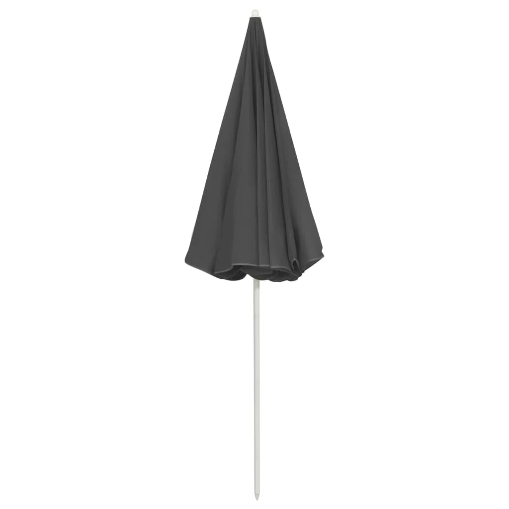 Ombrellone da spiaggia 240 cm antracite 02_0008375