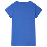 Maglietta da Bambina Blu Cobalto 128 11057