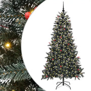 Albero di Natale | Decorazioni natalizie artificiale con 300 LED Verde 180 cm