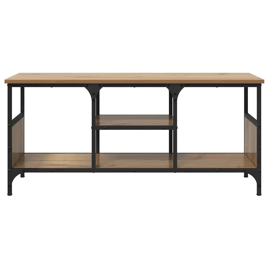 Mobile TV-Credenza per TV-Console TV Rovere artigianale 100 x 35 x 45 cm