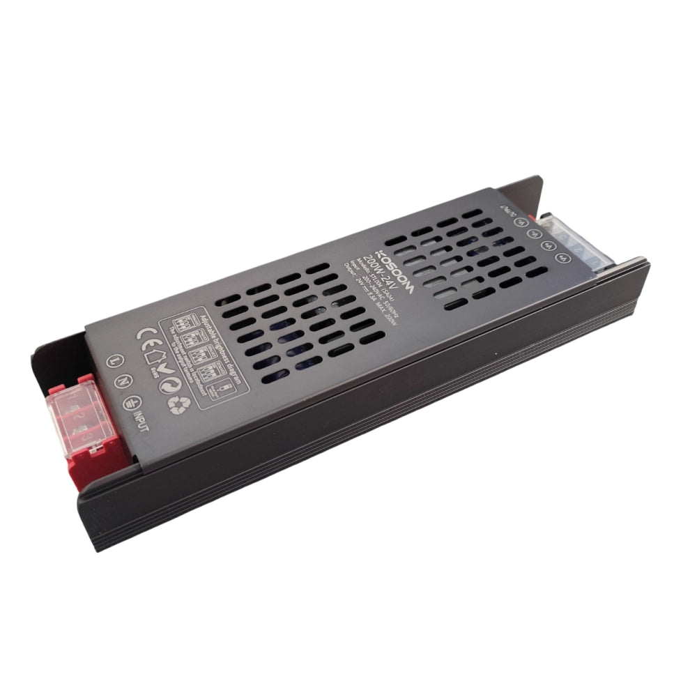 Alimentatore LED Dimmerabile 24V 200W Trasformatore ultra sottile per striscia LED Driver LED
