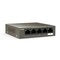 Switch tenda tef1105p-4-38w 5p 10/100 di cui 4p poe(35w) trasmissione fino a 250m