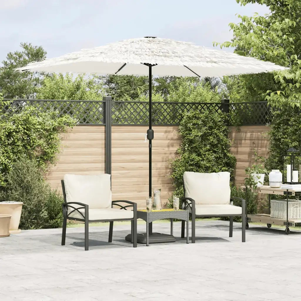 Ombrello | Parasolne Giardino con Palo in Acciaio Bianco 300x200x250 cm
